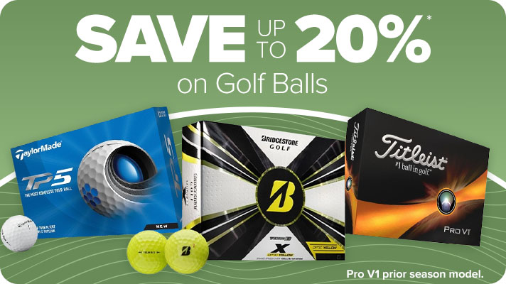 Save up to 20% on Golf Balls