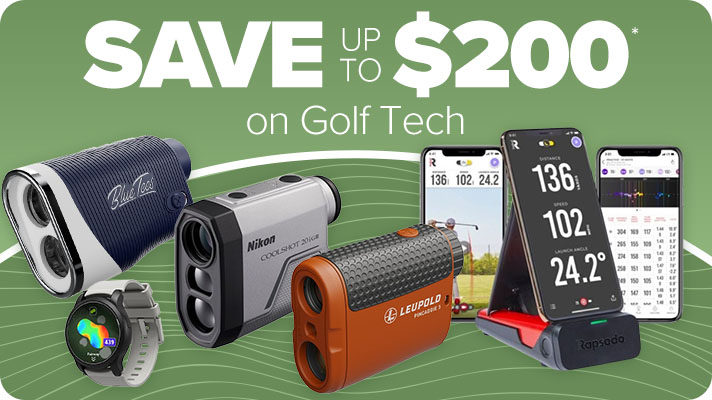 Save up to $200 on Golf Tech