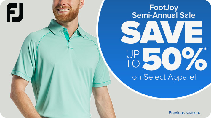 Save up to 50% on Select Apparel