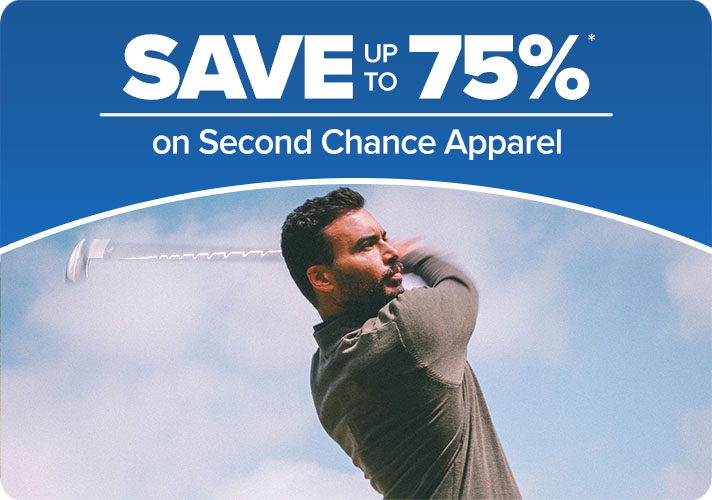 Save up to 75% on Second Chance Apparel