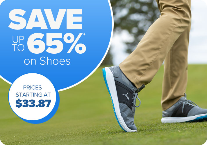 Save up to 65% on Shoes