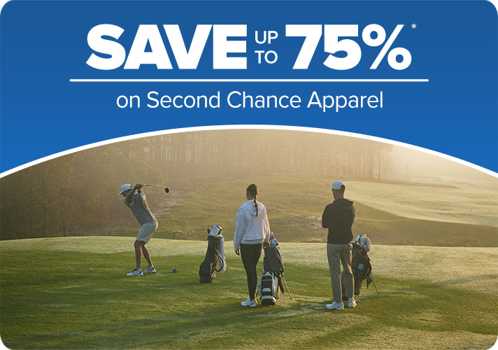 Save up to 75% on Second Chance Apparel