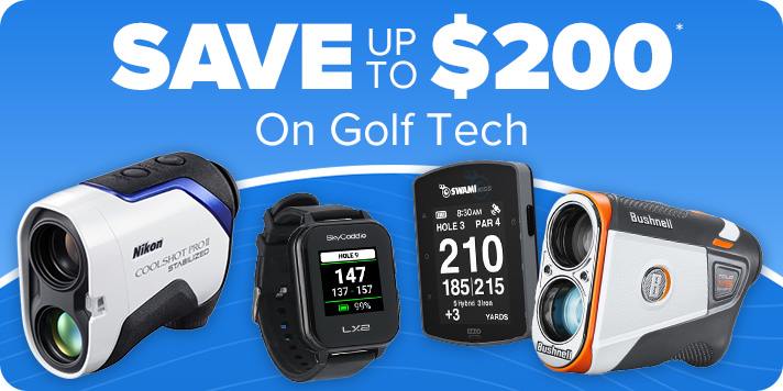 Save up to $200 on Golf Tech