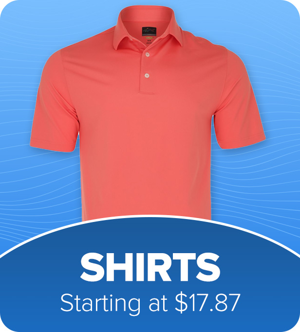 Shirts starting at $17.87