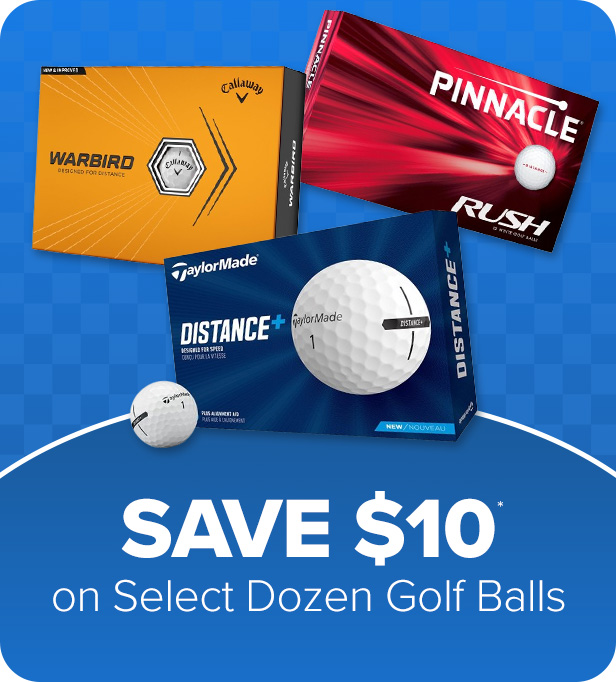 Save $10 on Select Dozen Golf Balls