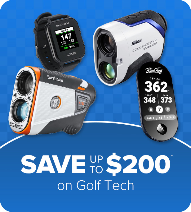 Save up to $200 on Golf Tech