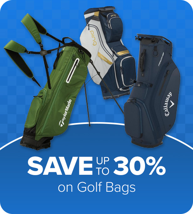 Save up to 30% off Select Golf Bags