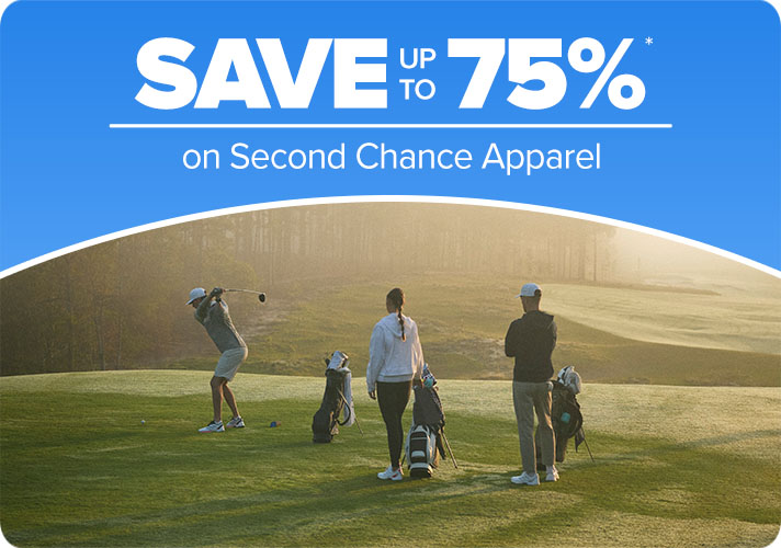 Save up to 75% on Second Chance Apparel