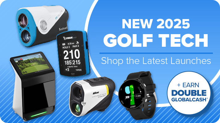 Earn Double GlobalCash on New Golf Tech for 2025