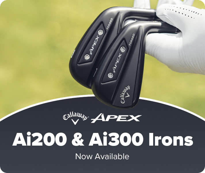 Callaway Apex Ai200 & Ai300 Black Irons Now Available