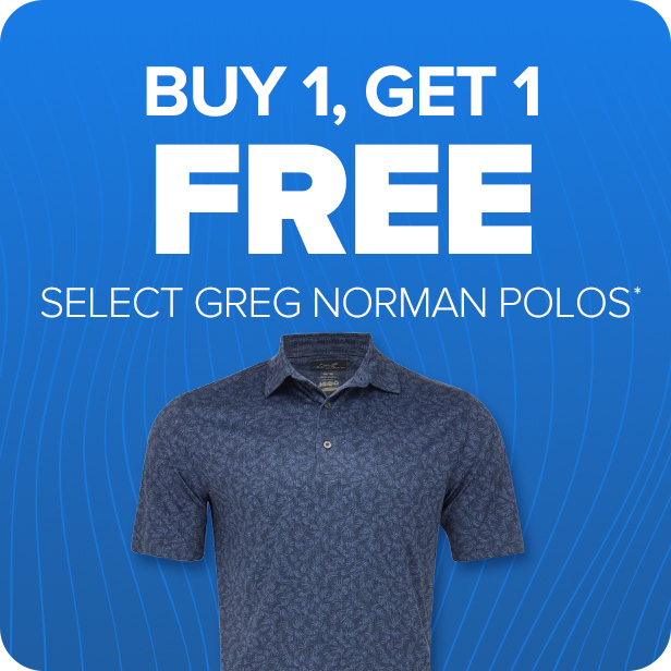Buy 1 Get 1 Free Select Greg Norman Polos