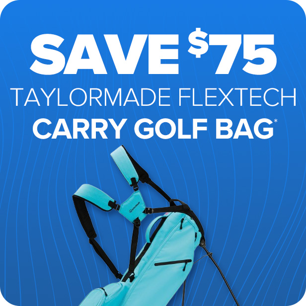 Save $75 on TaylorMade FlexTech Carry Golf Bag
