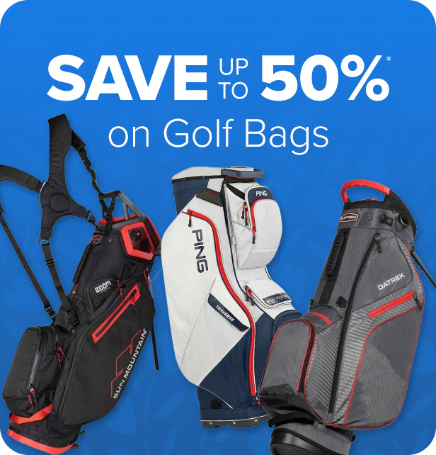Save up to 50% on Golf Bags