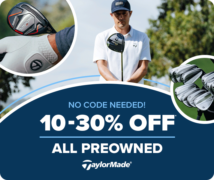 10%-30% Off All Preowned TaylorMade Golf Clubs- No Code Needed