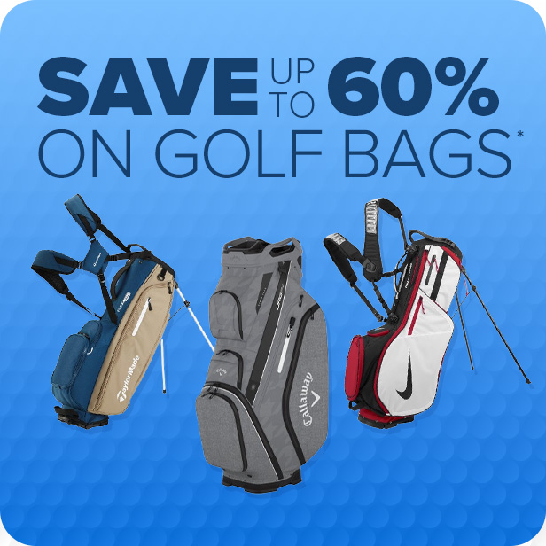 Save up to 60% on Golf Bags with Code : SAVE15