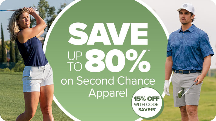 Save up to 80% on Second Chance Apparel with code: SAVE15
