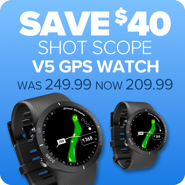 Shot Scope V5 GPS Watch Was $249.99 Now $209.99 Save $40