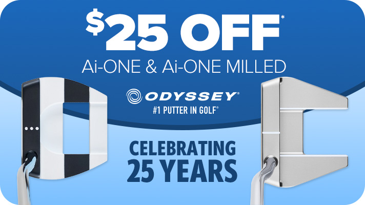$25 off Odyssey Ai-ONE & Ai-ONE Milled Putters