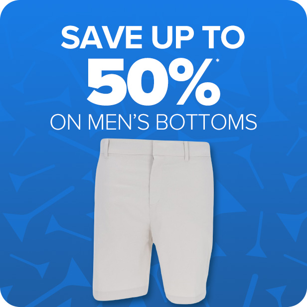 Save up to 50% on Men's Bottoms