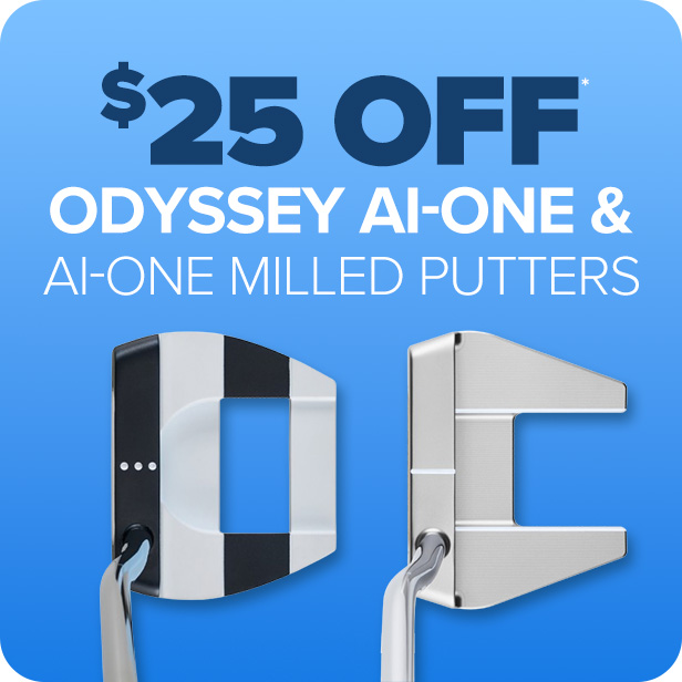 $25 off Odyssey Ai-ONE & Ai-ONE Milled Putters