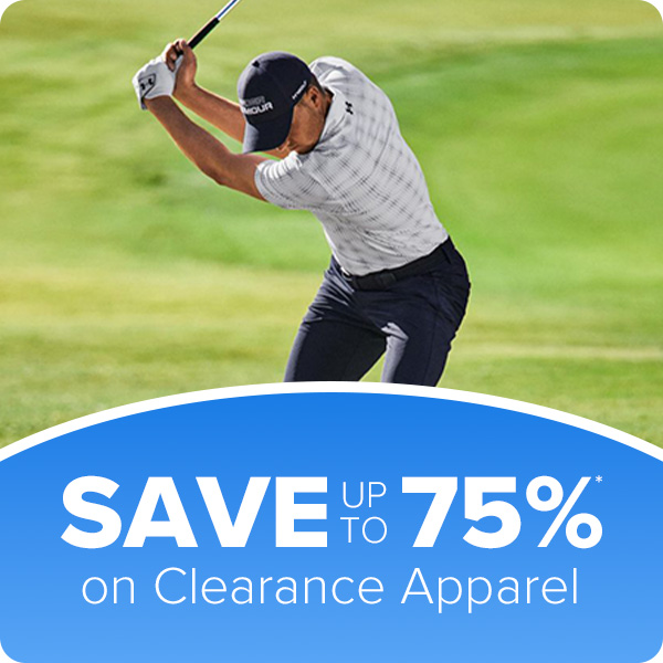 Save up to 75% on Final Clearance Apparel