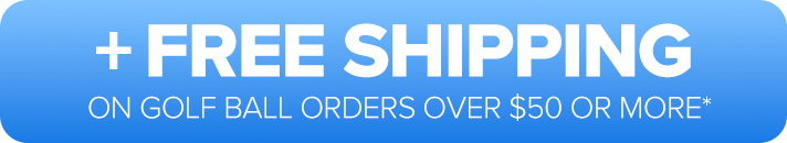 Free Shipping on Golf Ball Orders over $50 or More