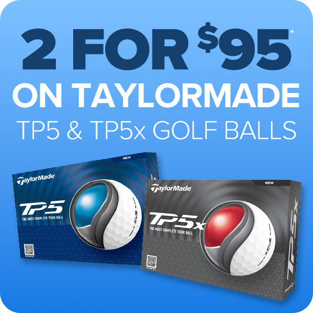 2 for $95 on TaylorMade TP5/TP5x Golf Balls