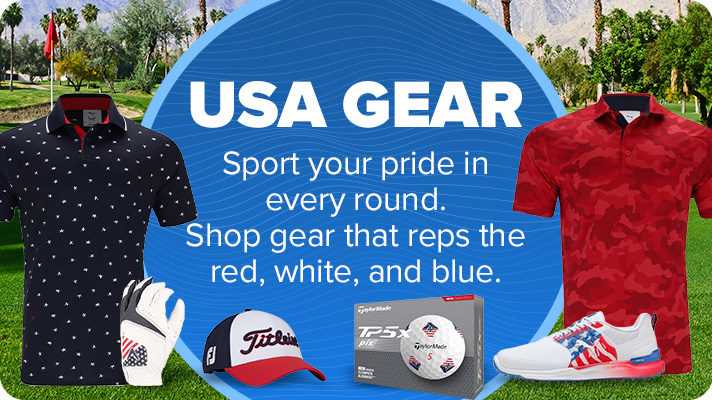 Shop USA Gear - Sport your pride in every round.