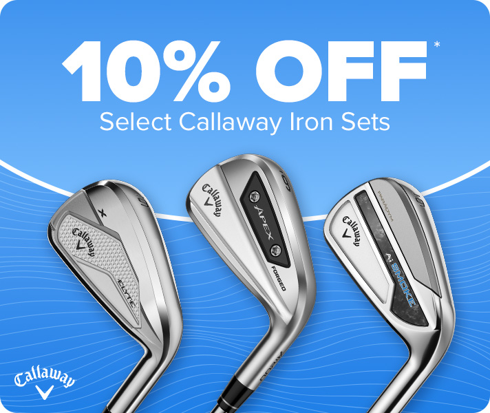 10% OFF Select Callaway Iron Sets