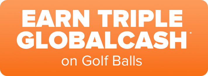Triple GlobalCash on Golf Balls