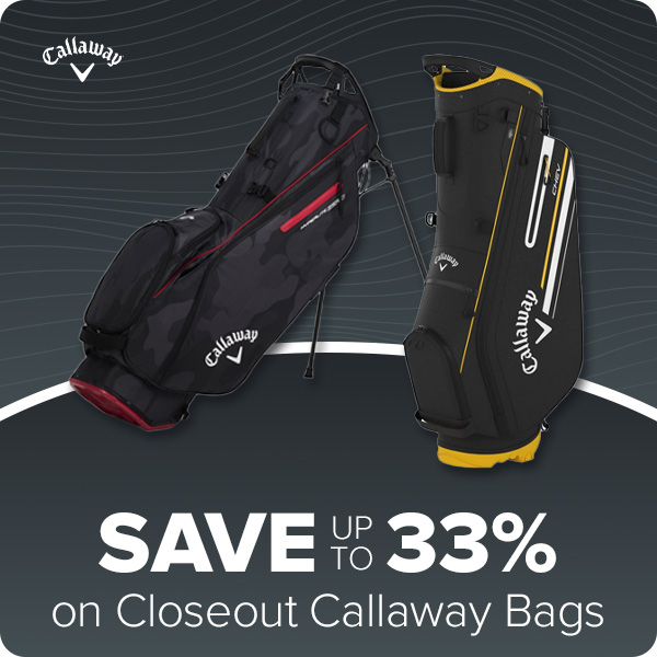 Save up to 33% on Closeout Callaway Bags