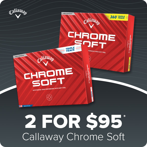 2 for $95 Callaway Chrome Soft Golf Balls