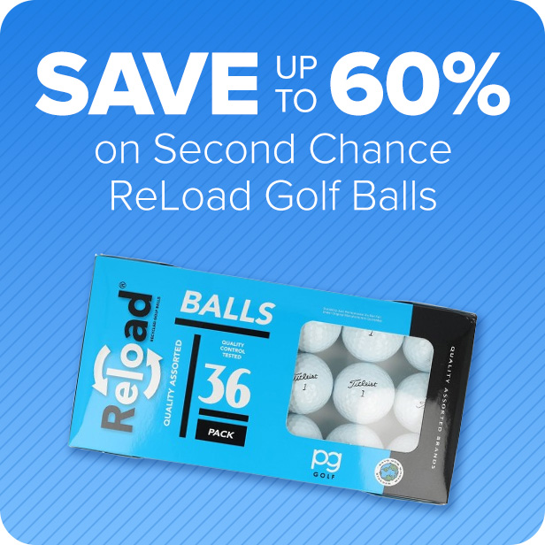 Save up to 60% off Select ReLoad Golf Balls