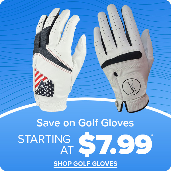 Save on Golf Gloves - Starting at $7.99