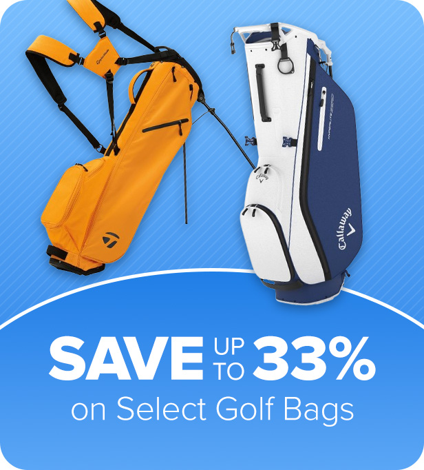 Save up to 33% off Select Golf Bag Models
