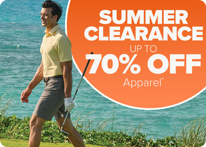 Summer Clearance - Save up to 70% on Apparel