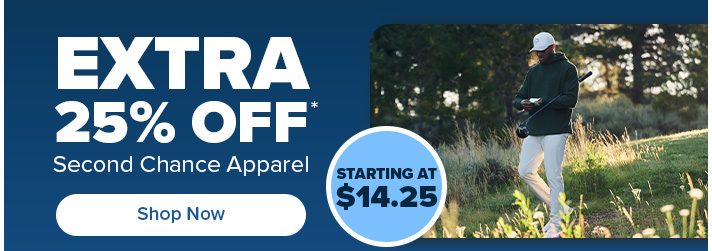 Extra 25% off Second Chance Apparel