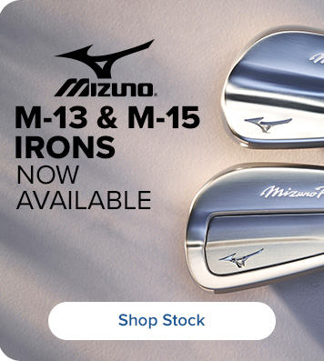 Mizuno Pro M-13 & M-15 Irons - Now Available