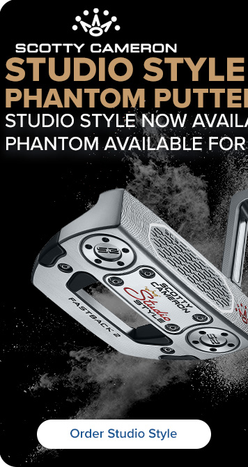 Titleist Scotty Cameron Studio Style Putters - Now Available