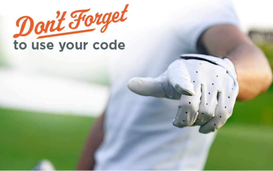 Don't forget to use your code