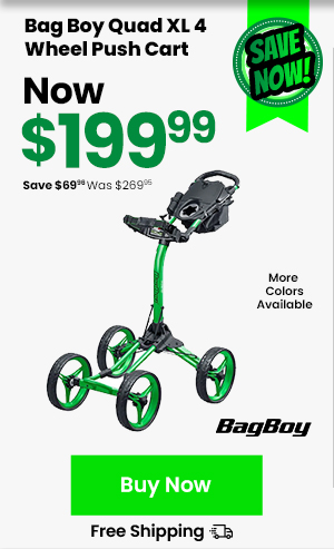 Bag Boy Quad XL 4 Wheel Push Cart