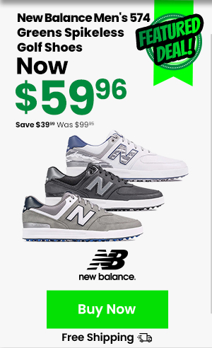 New Balance Men's 574 Greens Spikeless Golf Shoes