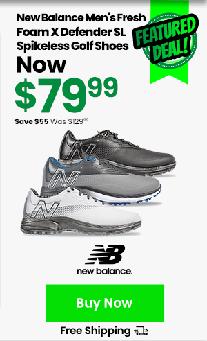 New Balance Men's Fresh Foam X Defender SL Spikeless Golf Shoes