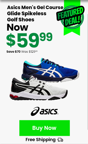 Asics Men's Gel Course Glide Spikeless Golf Shoes