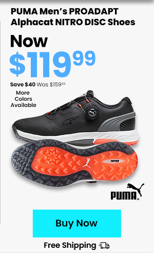 PUMA Men’s PROADAPT ALPHACAT NITRO DISC Spikeless Golf Shoes