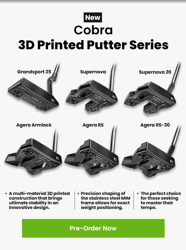 Cobra 3D Printed Putters