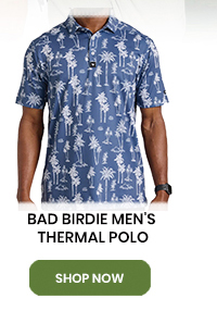 Bad Birdie Men's Thermal Polo