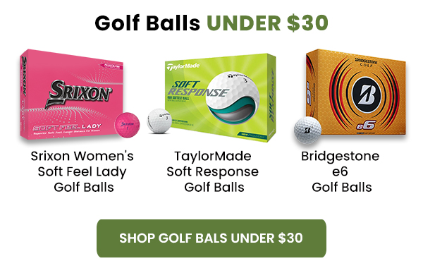 Golf Balls Under $30