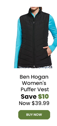 Ben Hogan Women's Puffer Vest