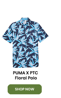 PUMA X PTC Floral Polo